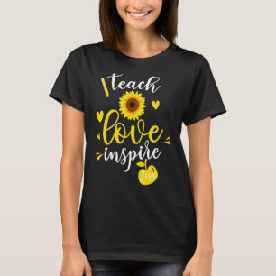 Teach Love Inspire Back to Shool T-shirt