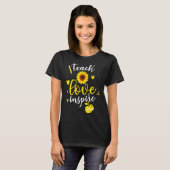 Teach Love Inspire Back to Shool T-shirt (Voorkant volledig)