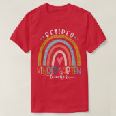 Teach Love Inspire Boho Rainbow Remoe Kindergart T-shirt (Design voorkant)
