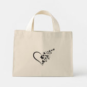 Teach Love Inspire Cute Teacher Mini Tote Bag (Achterkant)