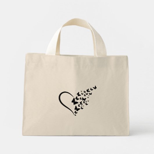 Teach Love Inspire Cute Teacher Mini Tote Bag (Achterkant)