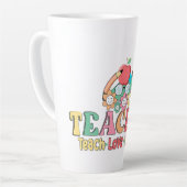 Teach · Love · Inspire – Een viering van de opvoed Latte Mok (Linkerhoek)