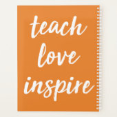 Teach Love Inspire | Inspirerend zin Planner (Achterkant)