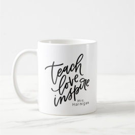 Teach Love Inspire, Jouw naam Koffiemok