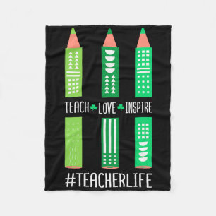 Teach Love Inspire - Kinderdagverblijf Kinderopvan Fleece Deken