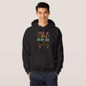 Teach Love Inspire Kindergarten History Teacher Es Hoodie (Voorkant volledig)