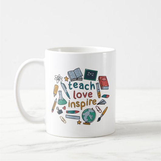 Teach Love Inspire Koffiemok (Links)