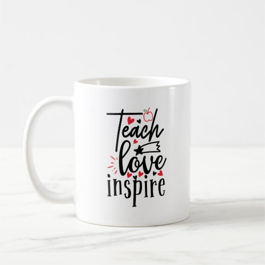 Teach Love Inspire Koffiemok (Links)