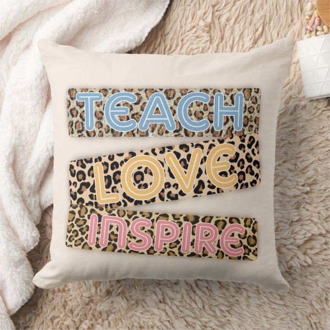 Teach Love Inspire Kussen (Deken)