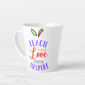 Teach Love Inspire Latte Mok (Linkerhoek)