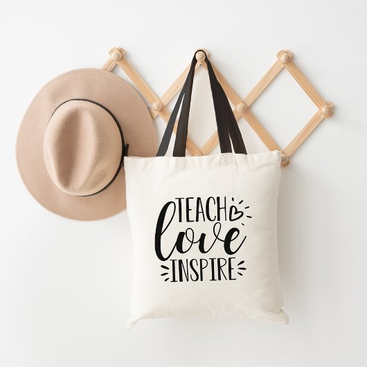 Teach, Love, Inspire | Leraar Tote Bag