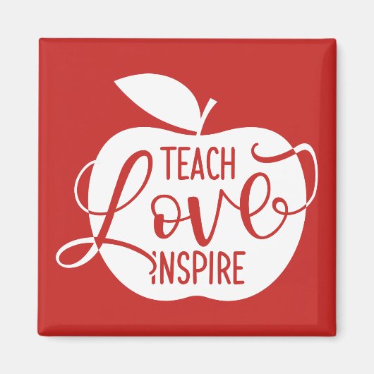 Teach Love Inspire Magneet (Voorkant)