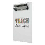 Teach, Love, Inspire Mini Klembord (Angled2)