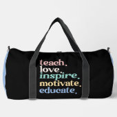 Teach Love Inspire Motivate Educate Plunjezak (Voorkant)