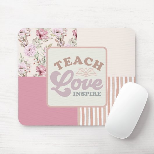 Teach Love Inspire Muismat (Met muis)