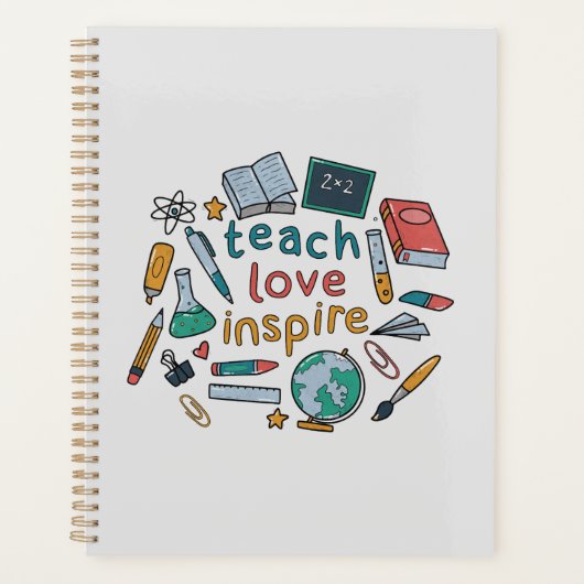 Teach Love Inspire Planner (Voorkant)