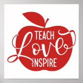 Teach Love Inspire Poster (Voorkant)