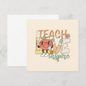 Teach Love Inspire – Schattigee schoolbenodigdhede (Voorkant / Achterkant)