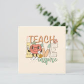 Teach Love Inspire – Schattigee schoolbenodigdhede (Staand voorkant)