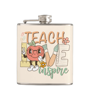 Teach Love Inspire – Schattigee schoolbenodigdhede Heupfles