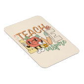 Teach Love Inspire – Schattigee schoolbenodigdhede Magneet (Rechterzijde)