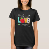 Teach Love Inspire School Counselor  Back To Schoo T-shirt (Voorkant)