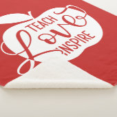 Teach Love Inspire Sherpa Deken (3/4)