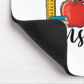 Teach Love Inspire Shirt Funny Ck To School Teache Muismat (Hoek)