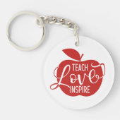 Teach Love Inspire Sleutelhanger (Voorkant)