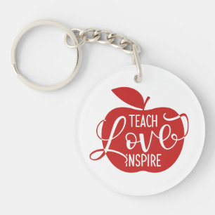 Teach Love Inspire Sleutelhanger