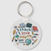 Teach Love Inspire Sleutelhanger (Voorkant)