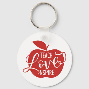 Teach Love Inspire Sleutelhanger