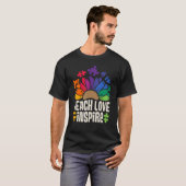 Teach Love Inspire SPED Teacher Speducator Special T-shirt (Voorkant volledig)