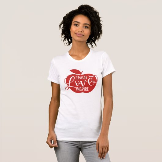 Teach Love Inspire T-shirt (Voorkant volledig)