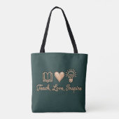 Teach Love Inspire Tas Crossbody (Achterkant)