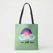 Teach Love Inspire Teacher Appreciation  Tote Bag (Voorkant)