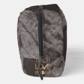 Teach Love Inspire Teacher Inspirerend Toilettasje (Rechts)