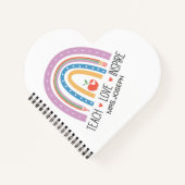 Teach Love Inspire Teacher  Notitieboek (Voorkant)