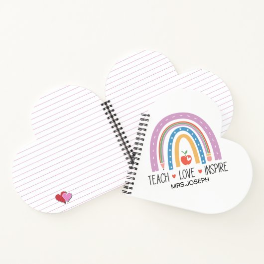 Teach Love Inspire Teacher  Notitieboek (Binnen)