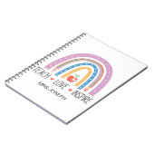 Teach Love Inspire Teacher  Notitieboek (Linkerzijde)