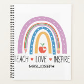 Teach Love Inspire Teacher  Planner (Voorkant)