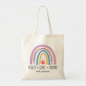 Teach Love Inspire Teacher  Tote Bag (Voorkant)
