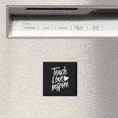 Teach Love Inspire Teacher's Day Gift Teacher Life Magneet (Insitu (Vaatwasser))
