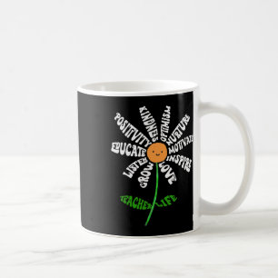 Teach Love Inspire Teachers Inspirerend Flower T Koffiemok