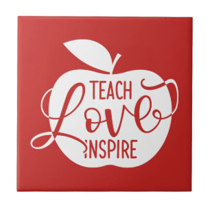 Teach Love Inspire Tegeltje