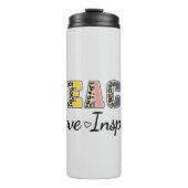 Teach, Love, Inspire Thermosbeker (Voorkant)