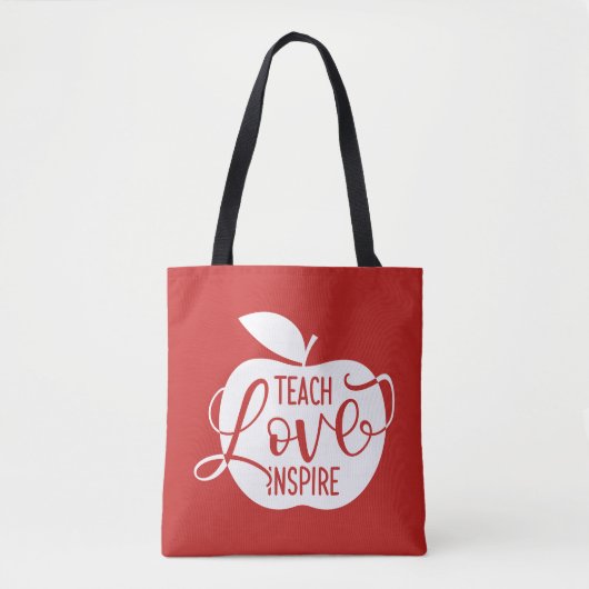 Teach Love Inspire Tote Bag (Voorkant)