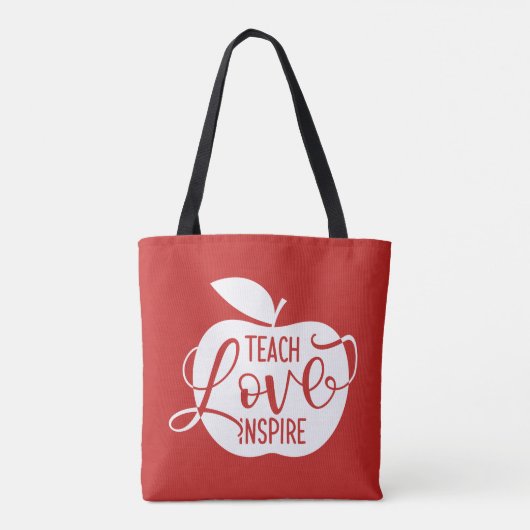 Teach Love Inspire Tote Bag (Achterkant)
