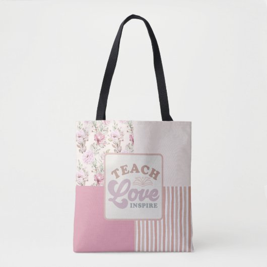 Teach Love Inspire Tote Bag (Voorkant)