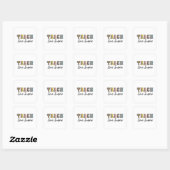 Teach, Love, Inspire Vierkante Sticker (Vel)